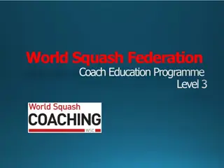 Advanced Coaching Principles in Squash: Enhancing Anticipation and Perception