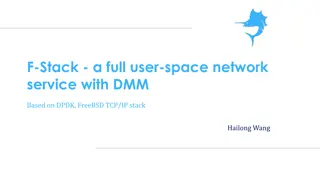 Optimizing User-Space Network Services with F-Stack and FreeBSD TCP/IP Stack