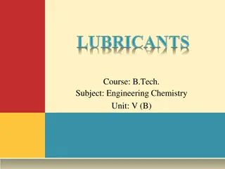 Understanding Lubricants in Engineering Chemistry