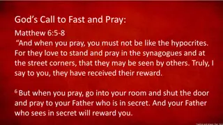 The Importance of Fasting and Prayer in Spiritual Discipline