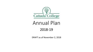 College Annual Plan 2018-19 Highlights