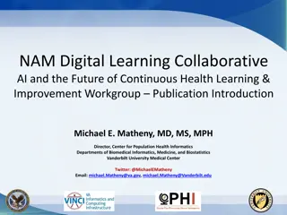 Advancing Continuous Health Learning: NAM Digital Learning Collaborative AI Workgroup