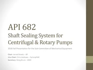 Overview of API 682 Shaft Sealing System for Centrifugal Pumps