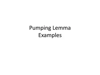 The Pumping Lemma to Prove Irregularity