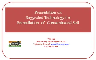 Advanced Technology for Soil Contamination Remediation