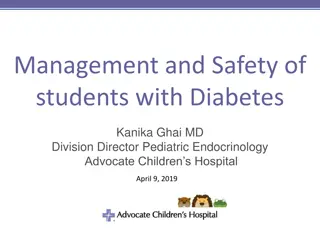 Diabetes and Its Management in Students