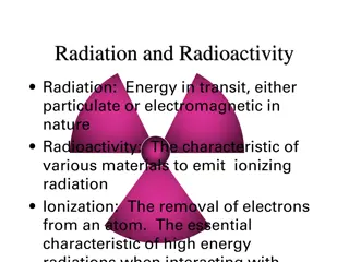 Radiation and Radioactivity in Science