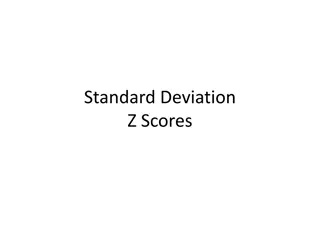 Standard Deviation, Variance, and Z-Scores