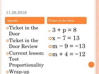 Proportional Relationships in Mathematics