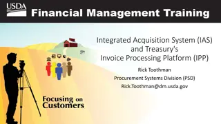 Understanding Integrated Acquisition System (IAS) and Treasury's Invoice Processing Platform (IPP)