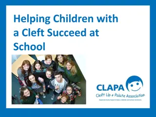 Supporting Children with Cleft Conditions in School