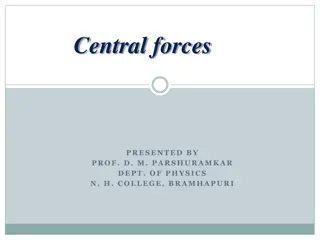 Central and Non-Central Forces in Physics