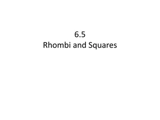 Rhombi and Squares in Geometry