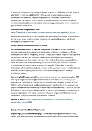 Sample Preparation Market  2