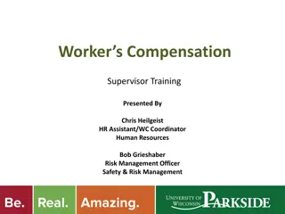 Workers' Compensation and Safety Culture Training Overview