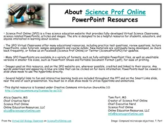 Free Science Education Resources on Science Prof Online (SPO)