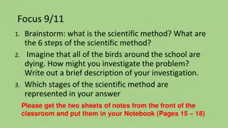 Understanding the Scientific Method and Investigating Bird Deaths