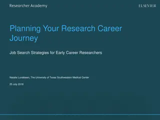 Effective Job Search Strategies for Early Career Researchers