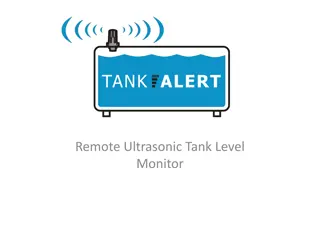 Remote Ultrasonic Tank Level Monitor with 200m Wireless Range