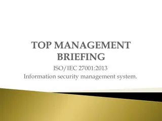 ISO/IEC 27001:2013 Information Security Management System