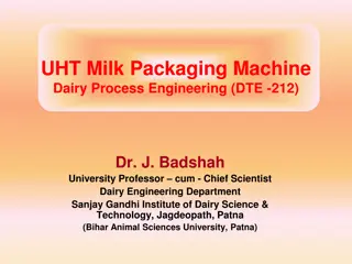 UHT Milk Packaging Machine and Process Engineering Overview