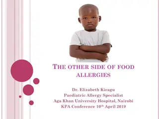 Managing Food Allergies: Insights from Dr. Elizabeth Kiragu's Presentation