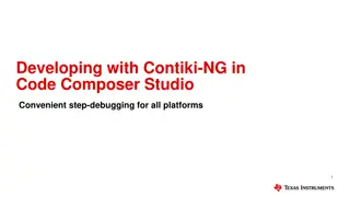 Developing with Contiki-NG in Code Composer Studio: Step Debugging Guide