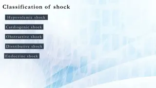 Overview of Shock Classifications and Causes