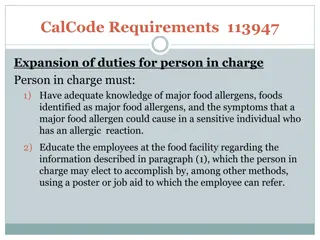 Understanding Major Food Allergens and Anaphylaxis