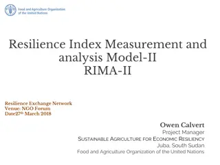 Understanding the RIMA-II Model for Resilience Measurement in Agricultural Development