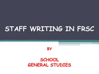 Effective Communication Practices in FRSC: A Guide to Staff Writing