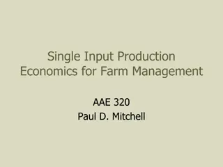 Production Economics and Farm Management Essentials