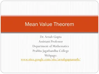 Insights into the Mean Value Theorem and Its Applications