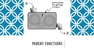 Parent Functions and Their Characteristics