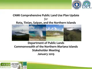 CNMI Public Land Use Plan Update Stakeholder Meeting 2019