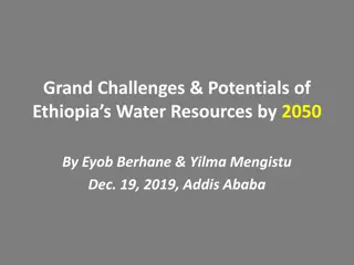 Addressing Ethiopia's Water Challenges and Potentials by 2050