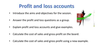 Profit and Loss Accounts in Business