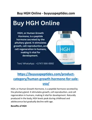 Buy HGH Online - buyusapeptides.com