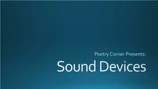 Explore the Enchanting World of Sound Devices in Poetry