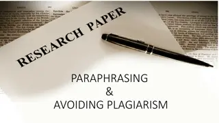 Mastering Paraphrasing to Avoid Plagiarism