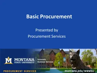 Comprehensive Guide to Procurement Procedures at Montana State University