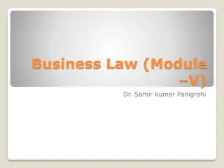 Consumer Protection Laws in Business with Dr. Samir Kumar Panigrahi