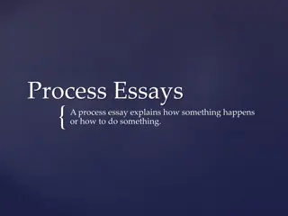 Mastering the Art of Process Essays