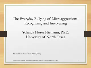 Understanding Microaggressions in Everyday Interactions