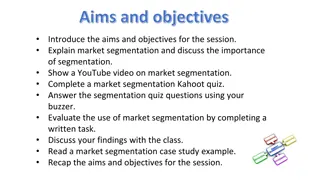 Mastering Market Segmentation: A Comprehensive Session Plan