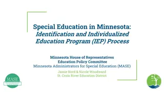 Special Education Program Process in Minnesota