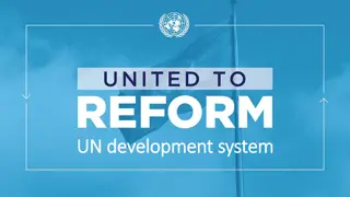 Reform of the UN Development System and Its Impacts