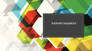 Random Variables and Their Applications in Various Fields