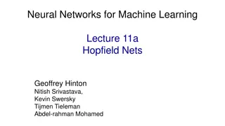 Hopfield Nets in Neural Networks