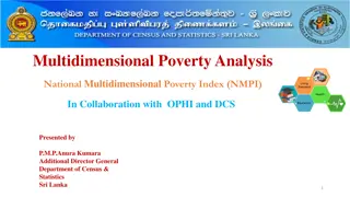 National Multidimensional Poverty Analysis and Index in Sri Lanka